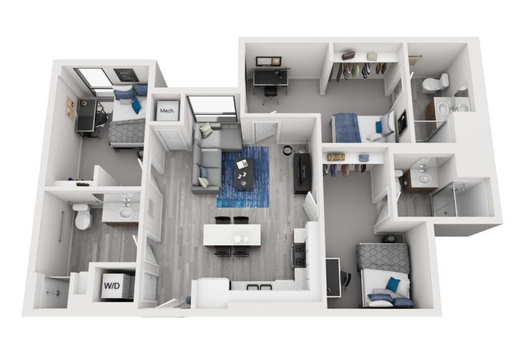 3BR/3BA